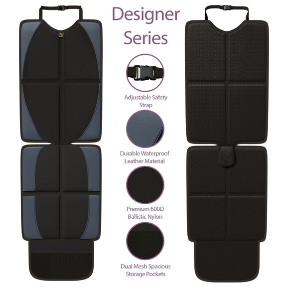 AMAR Car Seat Protector for Child Car Seat - Featuring Thick Padding, Waterproof - Picture 3 of 10